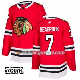 Chicago Blackhawks Dresy Brent Seabrook 7 Červená 2017-2018 Adidas Authentic - Dětské
